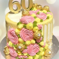 Cascada de flores realizadas con la manga que dan un resultado final espectacular. 60-pastel